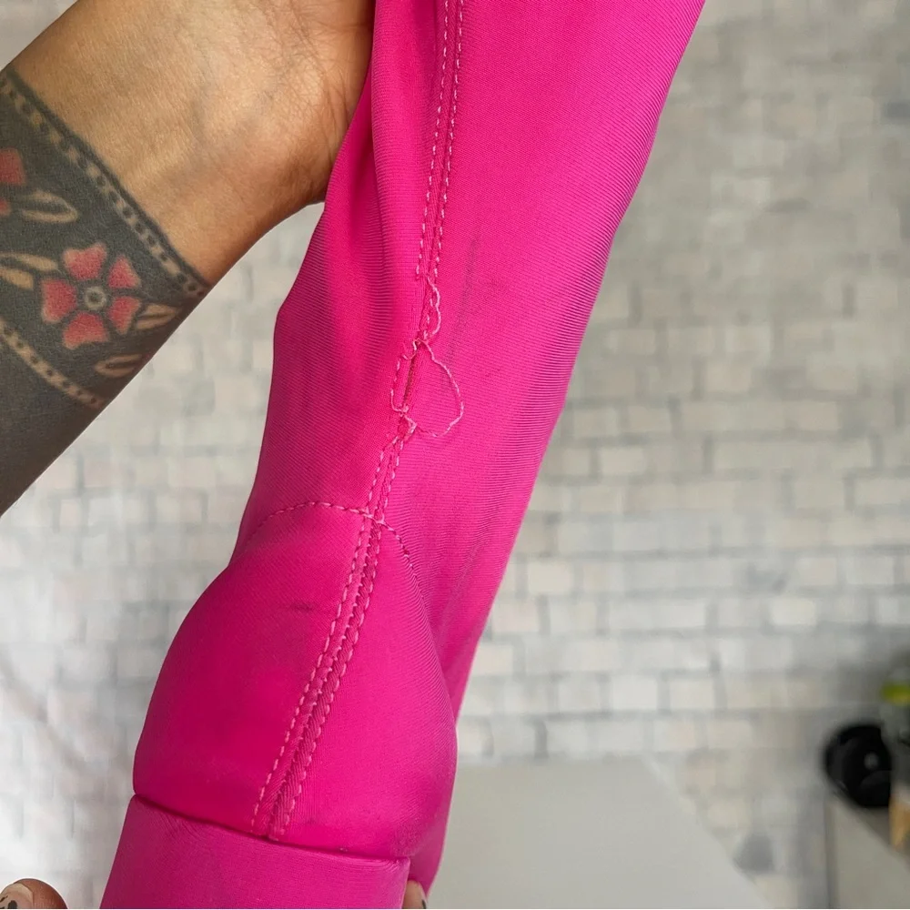 Wild Diva Fuchsia Platform Boots - Picture 8 of 9